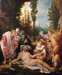 The Lamentation, 1524 (oil on panel) | Obraz na stenu