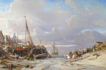 Port en Bretagne, 1861 (oil on canvas) | Obraz na stenu