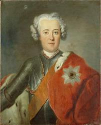 Crown Prince Frederick II, c.1740 (oil on panel) | Obraz na stenu