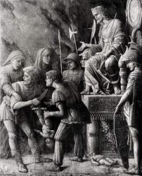 The Judgement of Solomon (pencil and wash on canvas) | Obraz na stenu