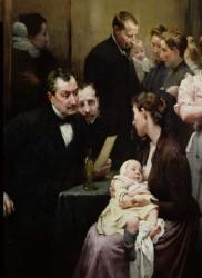 The Drop of Milk in Belleville: Doctor Variot's Surgery, the Consultation, 1903 (oil on canvas) | Obraz na stenu