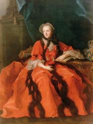Portrait of Maria Leszczynska (1703-68) 1762 (oil on canvas) | Obraz na stenu