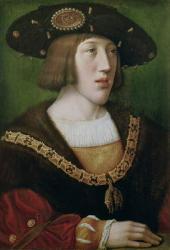 Portrait of Charles V (1500-58) 1516 (oil on panel) | Obraz na stenu