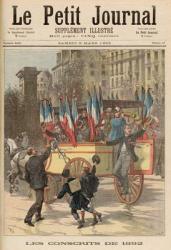 The Conscripts of 1892, from 'Le Petit Journal', 5th March 1892 (colour litho) | Obraz na stenu