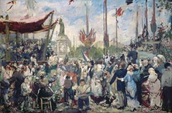 Study for 'Le 14 Juillet 1880', 1880-84 (oil on canvas) | Obraz na stenu
