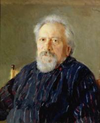 Portrait of Nikolay Leskov (oil on canvas) | Obraz na stenu