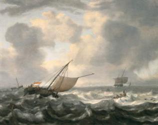 Ships on a Choppy Sea | Obraz na stenu