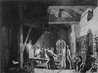 The Forge, 1859 (engraving) | Obraz na stenu