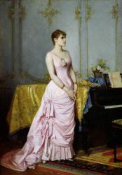 Portrait of Rose Caron (1857-1930) 1886 (oil on canvas) | Obraz na stenu