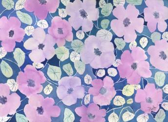 flowers in pink | Obraz na stenu