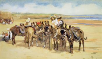 Tynemouth Sands, 1907 (w/c on paper) | Obraz na stenu