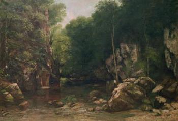 The Covered Stream, or The Dark Stream, 1865 (oil on canvas) | Obraz na stenu