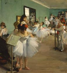 The Dance Class, 1873-74 (oil on canvas) | Obraz na stenu