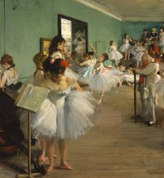 The Dance Class, 1873-74 (oil on canvas) | Obraz na stenu