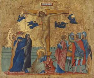 The Crucifixion, c.1340 (tempera on panel) | Obraz na stenu
