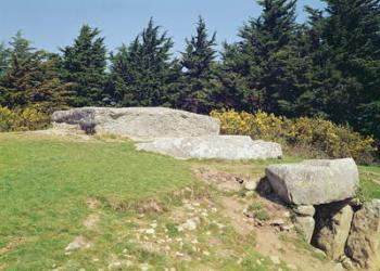 Dolmen, Dol-ar-March'hadourien (La Table des Marchands) Megalithic (stone) | Obraz na stenu