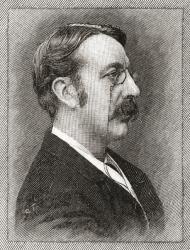Sir Charles Villiers Stanford, 1852 1924. Irish composer, music teacher and conductor. From The Strand Magazine published 1897. | Obraz na stenu