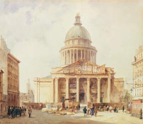 The Pantheon in 1835 (w/c on paper) | Obraz na stenu