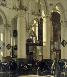 Interior of a church (oil on canvas) | Obraz na stenu