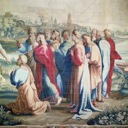 Tapestry depicting the Acts of the Apostles, the calling of Saint Paul (detail of the apostles), woven at the Beauvais Workshop under the direction of Philippe Behagle (1641-1705), 1695-98 (wool tapestry) | Obraz na stenu