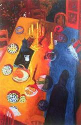 The Supper, 1996 (oil on canvas) | Obraz na stenu