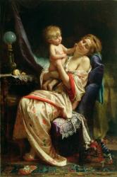 Maternity, 1873 (oil on canvas) | Obraz na stenu
