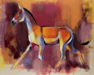 Wild Ass, Rann of Kutch, 1996 (oil on canvas) | Obraz na stenu