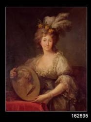 Portrait of Anne Biron (1750-1850) Princess of Courland, c.1795 (oil on canvas) | Obraz na stenu