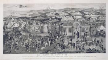 Le Champ de Drap d'Or, engraved by James Basire (1730-1802) c.1774 (etching & engraving) | Obraz na stenu