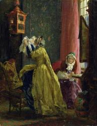 In the Boudoir, 1851 (oil on canvas) | Obraz na stenu