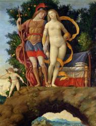 The Parnassus, detail of Venus and Mars (oil on canvas) | Obraz na stenu