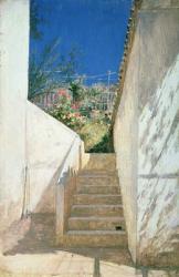 Steps in a Garden, Algeria, 1883 (oil on canvas) | Obraz na stenu