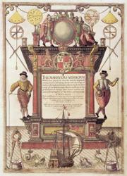The Mariners Mirror, titlepage  (colour engraving) | Obraz na stenu