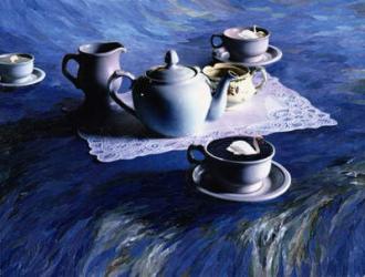 Tea Time with Gordy, 1998 (paper mosaic collage) | Obraz na stenu