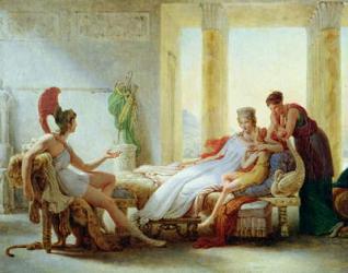 Aeneas telling Dido of the Disaster at Troy, 1815 (oil on canvas) | Obraz na stenu
