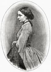 Princess Alice of the United Kingdom, 1843  1878; later Princess Louis of Hesse and Grand Duchess of Hesse and by Rhine. | Obraz na stenu