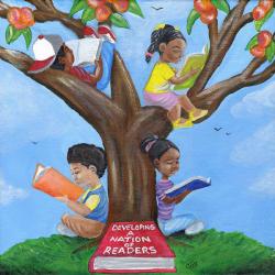 Developing a Nation of Readers, 2015, (acrylic on canvas) | Obraz na stenu