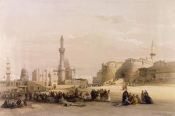 The Entrance to the Citadel of Cairo, from "Egypt and Nubia", Vol.3 (litho) | Obraz na stenu