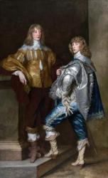Lord John Stuart and his brother, Lord Bernard Stuart (c.1623-45) c.1638 (oil on canvas | Obraz na stenu