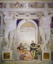 Breakfast at the Villa (fresco) | Obraz na stenu