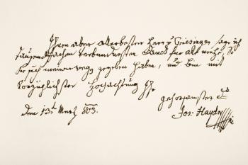 Franz Joseph Haydn, 1732  1809. | Obraz na stenu