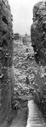 The defences of Jericho in the Pre-Pottery Neolithic A period, c.1930-6 (b/w photo) | Obraz na stenu