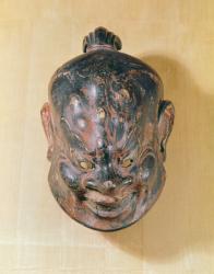 Gigaku mask, Nara Period (645-794) (polychrome wood) | Obraz na stenu