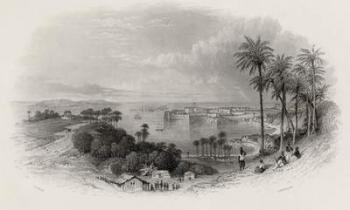 Bombay India, engraved by A. Willmore (1814-88) (engraving) | Obraz na stenu