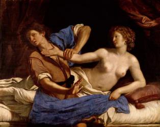 Joseph and the Wife of Potiphar, c.1649 (oil on canvas) | Obraz na stenu