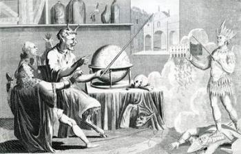The Parlmt. dissolved, or, the Devil turn'd fortune teller, engraved by G. Terry, circa 1774 (engraving) | Obraz na stenu