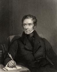 Sir Benjamin Collins Brodie, engraved by J. Brain, from 'The National Portrait Gallery, Volume I', published c.1820 (engraving) | Obraz na stenu