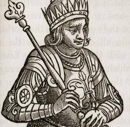Edward IV (1442-83) (woodcut) | Obraz na stenu