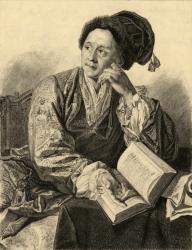 Bernard le Bovier de Fontenelle (1657-1757) (engraving) | Obraz na stenu