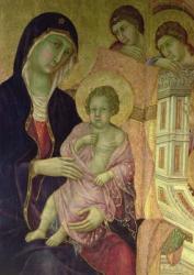 Maesta: Madonna and Child, 1308-11 (detail of 5543) | Obraz na stenu